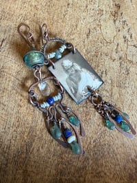 Image 11 of Fortune Teller in blue earrings 