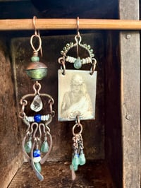 Image 16 of Fortune Teller in blue earrings 
