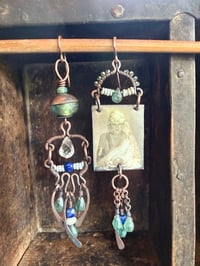 Image 17 of Fortune Teller in blue earrings 
