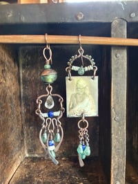 Image 13 of Fortune Teller in blue earrings 
