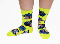 Image 3 of Wild Cats Crew Socks by Kristina Micotti