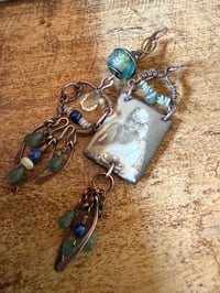 Image 22 of Fortune Teller in blue earrings 