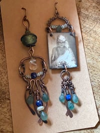 Image 24 of Fortune Teller in blue earrings 