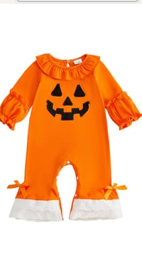 Halloween baby girl ruffles
