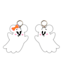MINNIE/MICKEY GHOST BAG CHARM