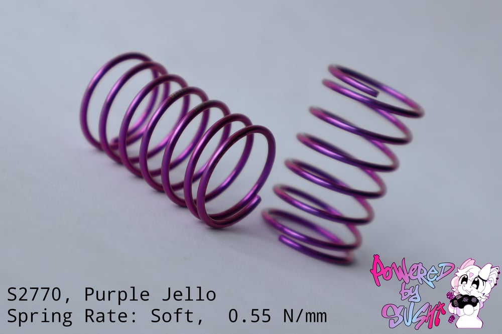 Image of [S2770 - Slim, Soft] Prototype Titanium Drift Spring (27mm)