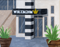Wing Kingdom Acrylic Painting