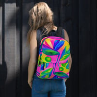 Image 8 of Neon Bird of Paradise Backpack