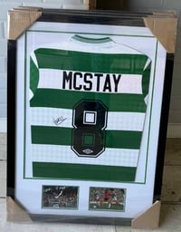 Paul McStay signed and framed shirt 5826