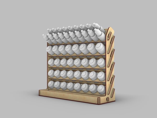 Image of Citadel and Vallejo Paint Rack
