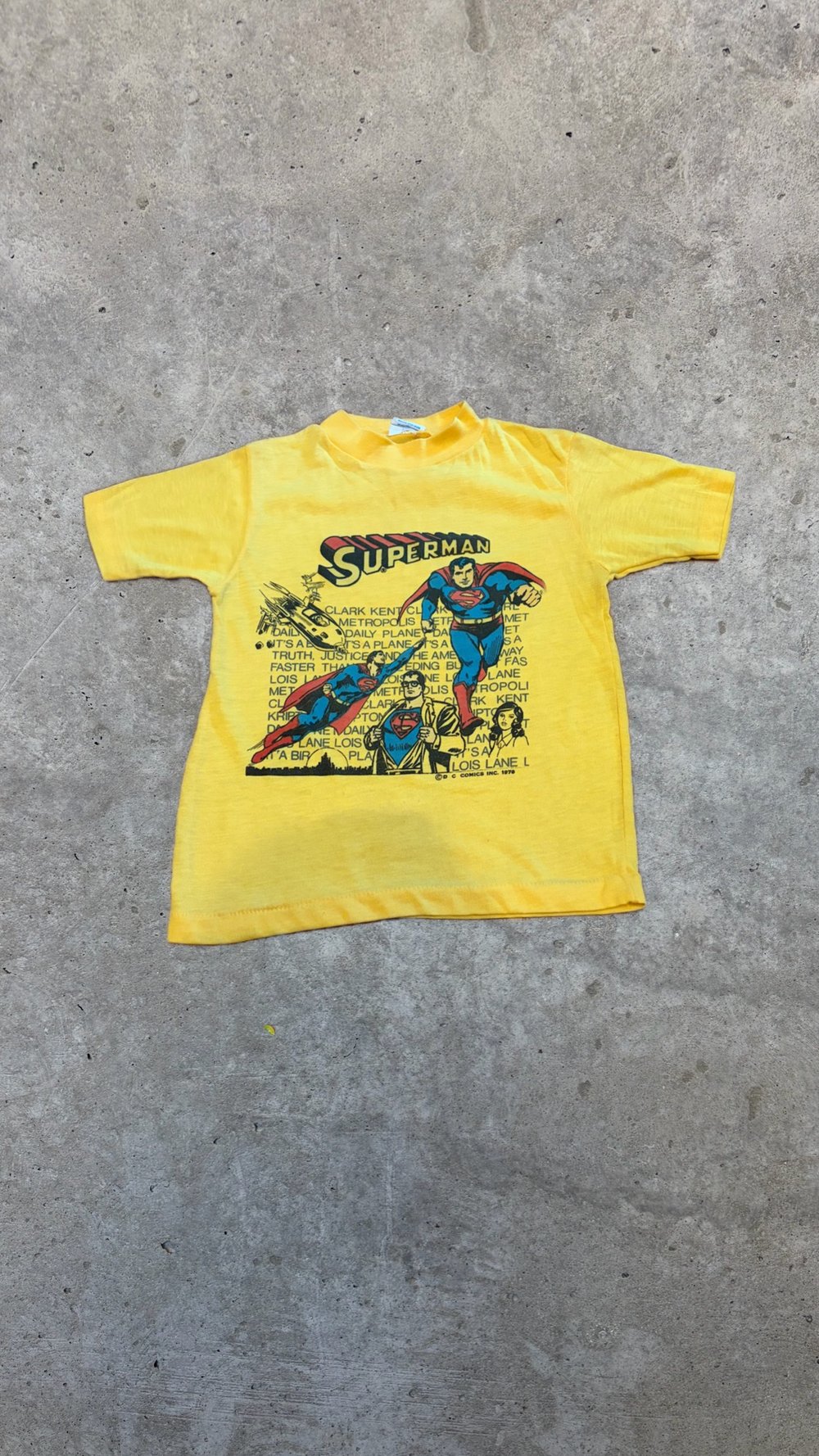 Image of Vintage 1978 Superman Teee Youth Small