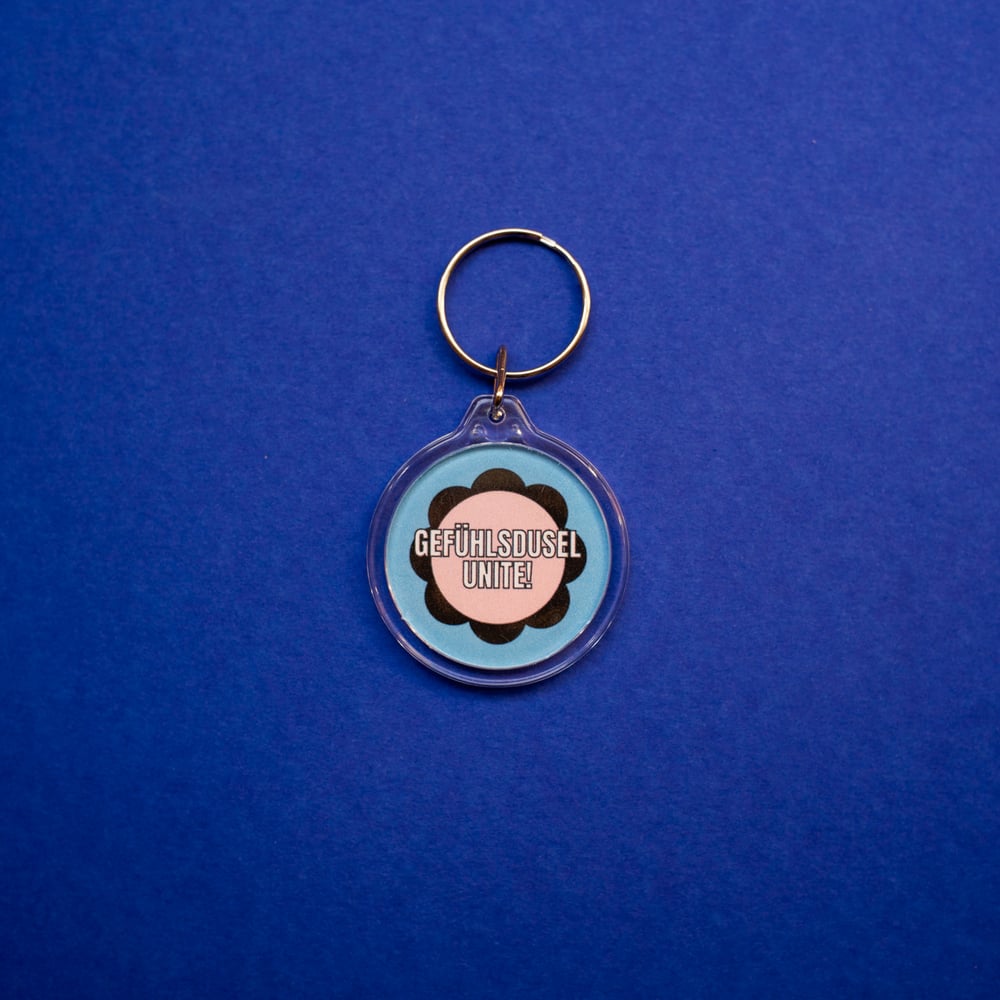 Image of Gefühlsdusel Unite! key chain