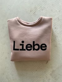 Image 1 of NEW Liebe sweatshirt PULLI dusty pink 