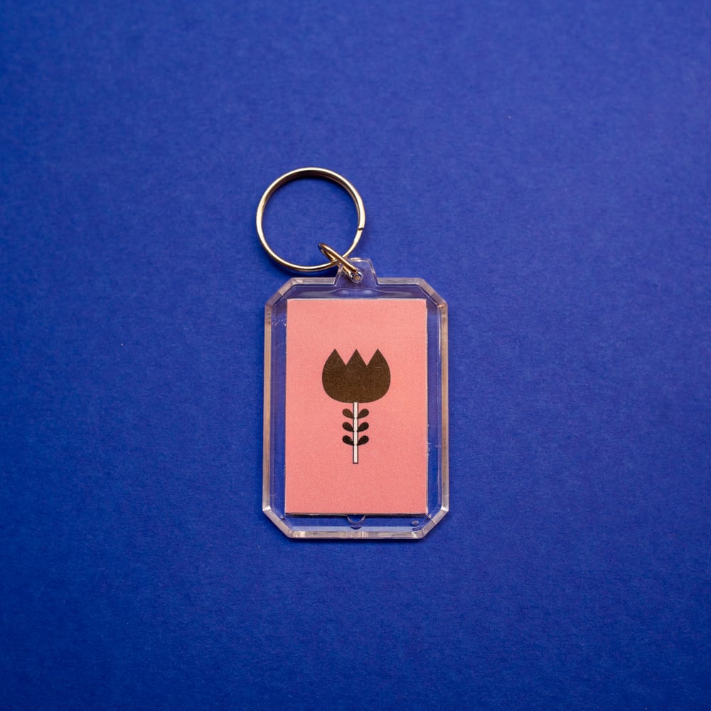 Image of tulip key chain