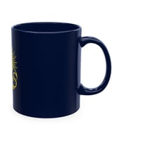 Image 4 of Strength with Deanna Signature Mug | Gold Elephant Sunrise Logo | Inspirational Ceramic Coffee Mug