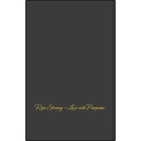 Image 3 of Strength with Deanna Signature Vegan Leather Journal | Engraved Inspirational Notebook | Rise Strong