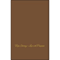 Image 5 of Strength with Deanna Signature Vegan Leather Journal | Engraved Inspirational Notebook | Rise Strong