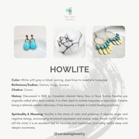 Image 9 of Howlite Chandelier Earrings