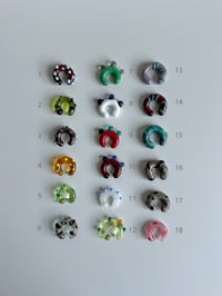 Image 2 of Murano Glass Ear Cuffs