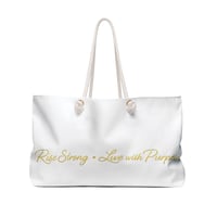 Image 2 of Strength with Deanna Signature Weekender Bag | Inspirational Travel Tote | Rise Strong Collection