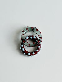 Image 1 of Dotted Murano Glass Rings