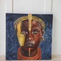 Image 5 of Warrior Original Acrylic Painting 