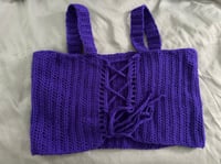 Image 2 of "Purple Blaze" Crop Top