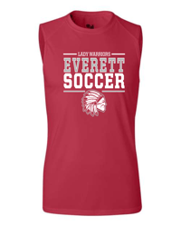 Image 1 of Lady Warrior Soccer DRI FIT Sleevless Design 1