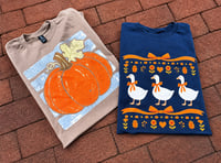Fall Duck + Striped Pumpkin Tees