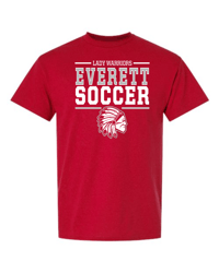 Image 1 of Lady Warrior Soccer DRI FIT TShirt Design 1