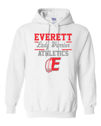 Lady Warrior Soccer Hoodie  Design 2