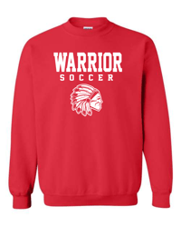 Image 1 of Lady Warrior Soccer Crewneck Design 3