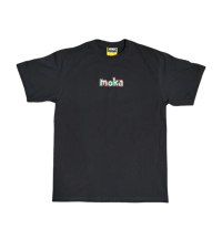 Image 1 of scribble t black