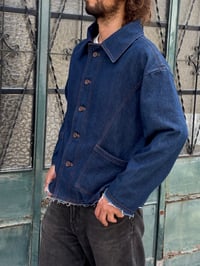 Image 4 of Raw Indigo Denim Jacket (unisex) 