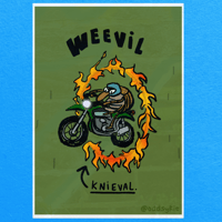 Image 1 of Weevil Knieval Art Print