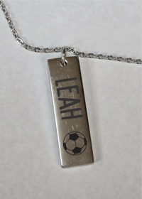 Everett Soccer Bar Necklace 4