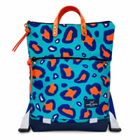 Image 1 of  MOCHILA BOOK HOLDER ICONIC IMPERMEABLE DZ GRAPHIC EDITION (print animal print  turquesa)
