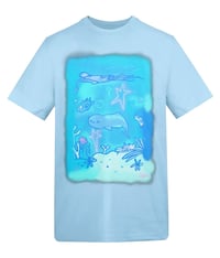 Image 3 of Ocean Friends Unisex T-shirt
