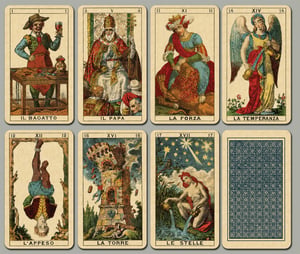 Image of Avondo Soprafino Italian Tarot c. 1880 (1835)