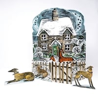 Angela Harding: Christmas Cottage 3D Pop-up Advent Calendar