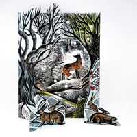 Angela Harding: Midnight Fox 3D Pop-up Advent Calendar