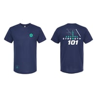 Image 1 of ON THE MAP // Performace Tee - Navy (Pre-Order)