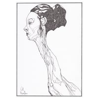 Image 1 of Elongate - Sketchbook Drawing in Ink on Paper 