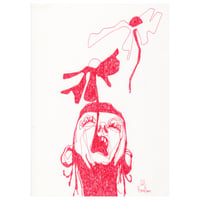 Image 1 of Pollinate - Sketchbook Drawing in Ink on Paper 
