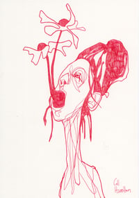 Image 2 of Petals - Sketchbook Drawing in Ink on Paper 