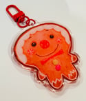 Peppermint Gingerbread - keychain/charm