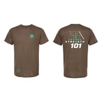 Image 1 of ON THE MAP // Performance Tee - Brown (Pre-Order)