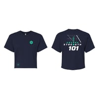 Image 1 of ON THE MAP // Crop - Navy (Pre-Order)