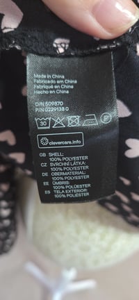 Image 9 of H&M Divided Black & Pink Heart Print Blouse – UK 16