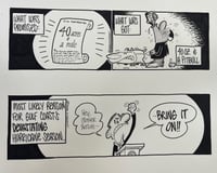  2-for-1 Knight Life - Original Art- "40oz" & "Bring it on!"